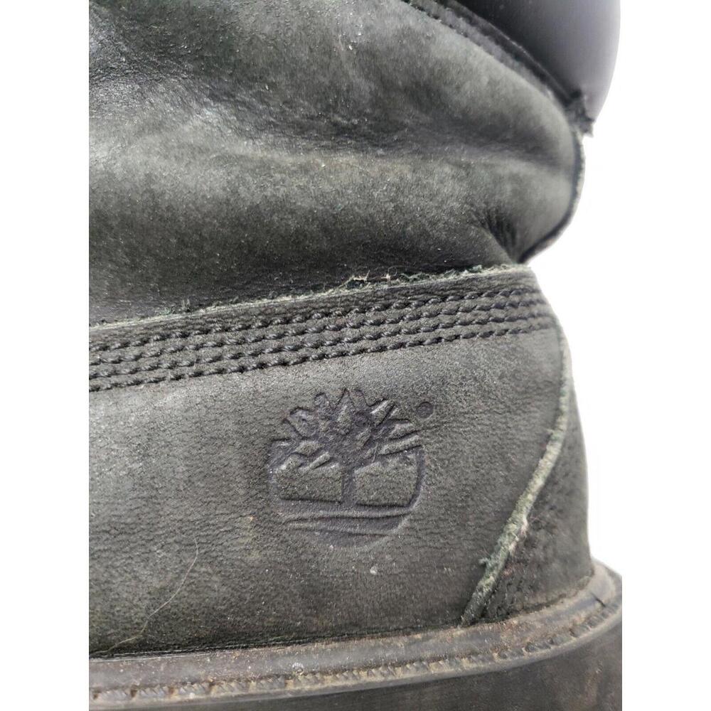 Mens Timberland 6 Inch Premium Waterproof Suede Boots Black M 12907 Size 6 - Picture 6 of 8